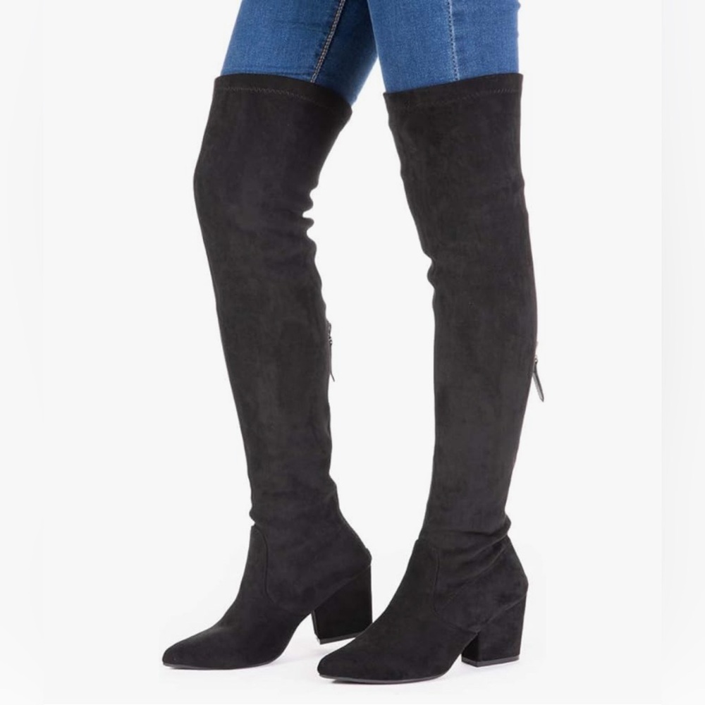 Black Over-the-Knee Boots size 9